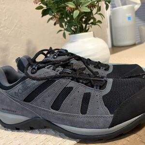 Columbia Men’s Redmond Black & Gray Low-Top Athletic Hiking Shoes